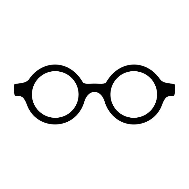 Vintage Monocle Icon Pincenez Type Eyeglasses Stock Illustration - Download  Image Now - Monocle, Eyeglasses, Cut Out - iStock