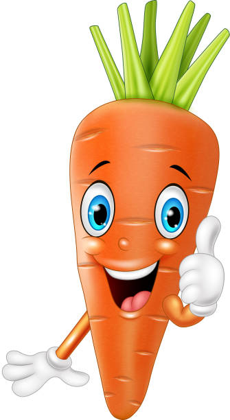 Cartoon Carrot Giving Thumbs Up Stock Illustration - Download Image Now -  Carrot, Happiness, OK Sign - iStock