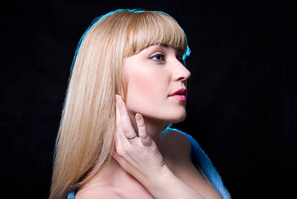 istock Portrait of the beautiful blonde 636055200