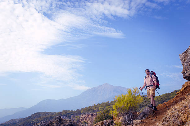 istock Hiking in the mountains in the summer . 636057584