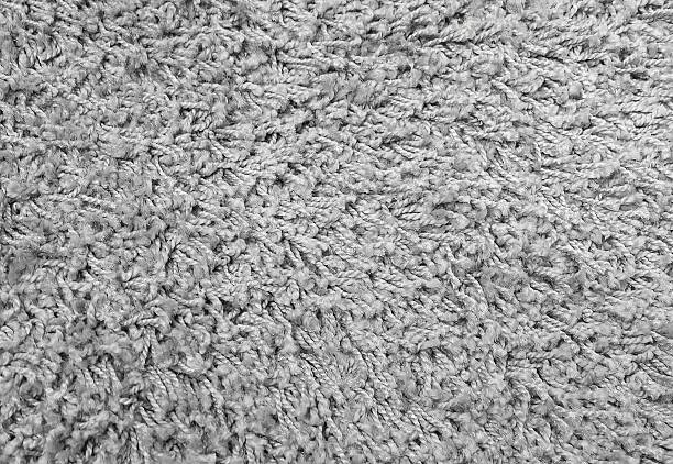 istock Detail of Gray Fluffy Fabric Texture Background 636057878