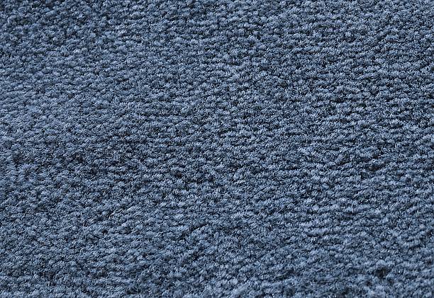 istock Detail of Dark Blue Fluffy Fabric Texture Background 636057906
