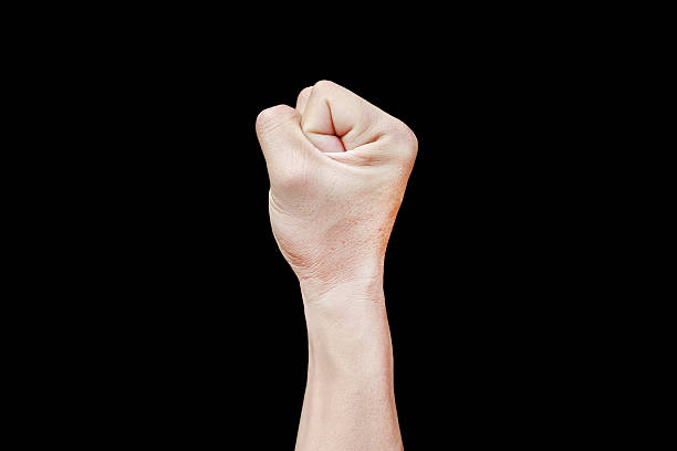 istock Punch fist of a man, 636072276