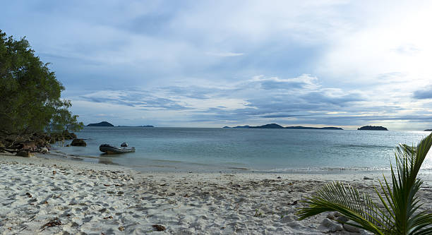 Tropical Beach View stock photo