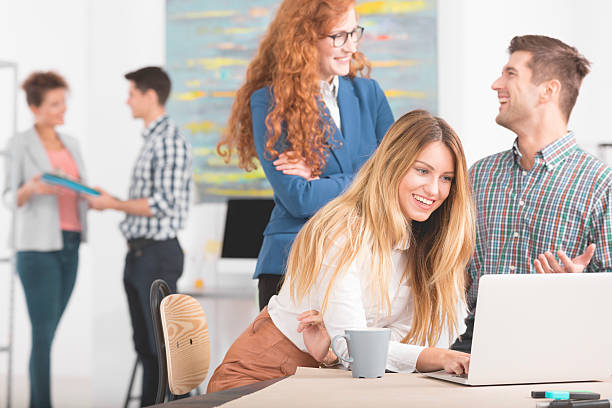 istock Friends running creative business 636074290