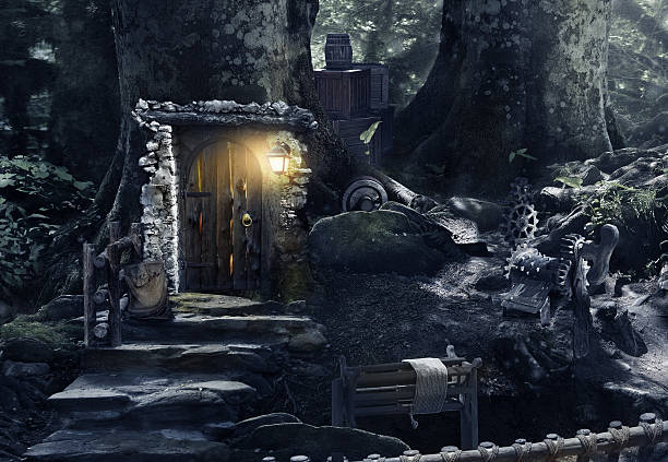istock night in the fairy forest 636074322