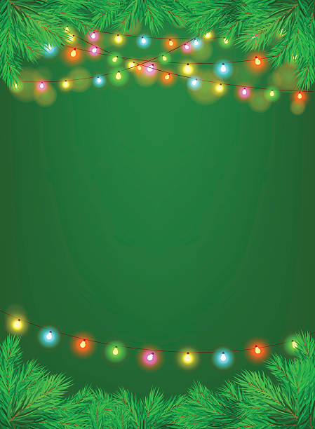 istock Christmas and New Years abstract background with glowing lights 636078284