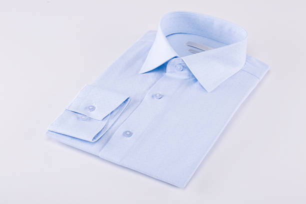 istock Classic men's shirts stacked 636084446