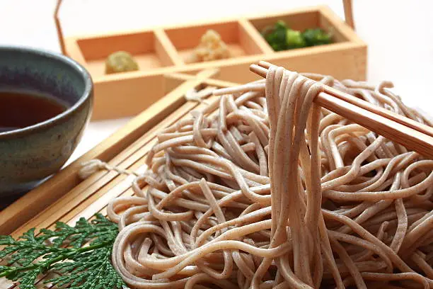 Photo of Chilled Soba noodles Zaru Soba, Japanese food