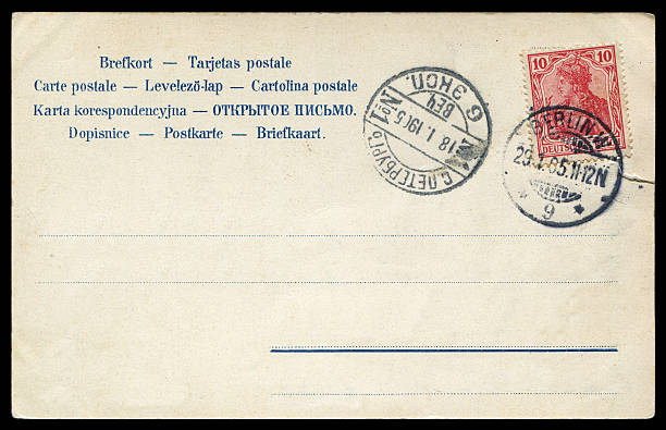 istock antique postcard sent from Berlin, Germany in early 1900s 636089878