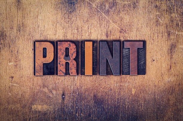 istock Print Concept Wooden Letterpress Type 636097556