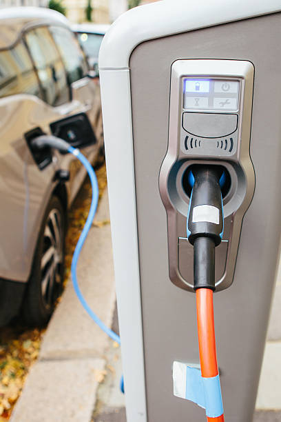 istock Vehicle with an electric motor 636098362