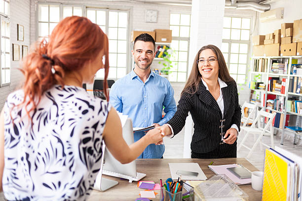 istock New job in modern office 636103496