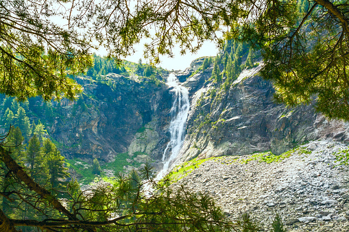 highest waterfall in Rila Mountains, Bulgaria - Skakavitsa