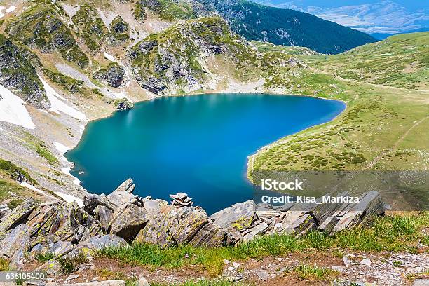 Babreka One Of Seven Rila Lakes Bulgaria Stock Photo - Download Image Now - Lake, Rila Monastery, Bulgaria