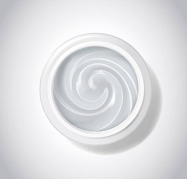 istock Package pot with white cream.  Cosmetic product for skin face 636117640