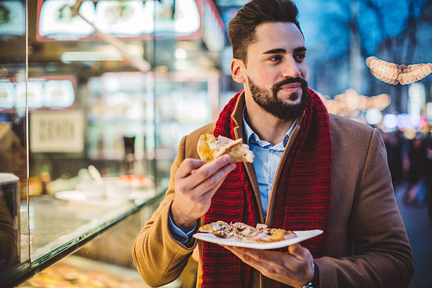 Christmas market food