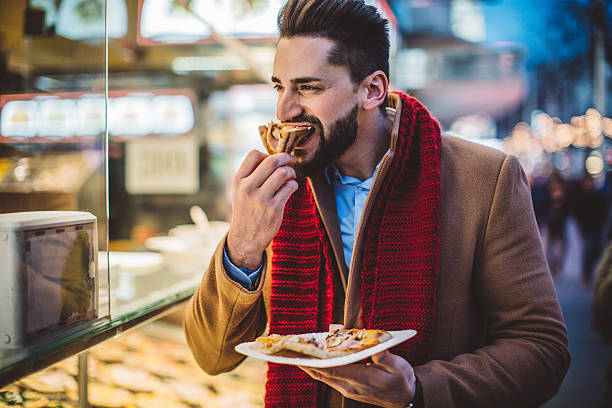 istock Christmas market food 636120264