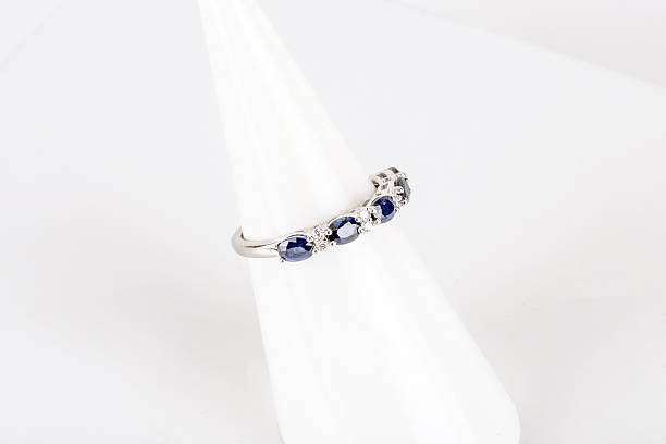istock Precious Ring. Jewellery on White Background 636122038