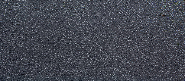 istock Black leather texture fake print 636134354