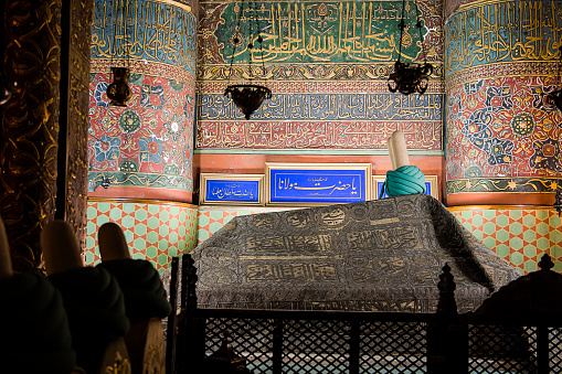 Tomb of Rumi in Konya - Turkey