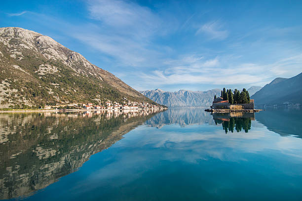 istock Island monastery St. George in Perast 636138632