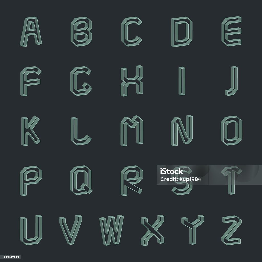 Vector Leters Set Of Letters Vector Illustration Stock Illustration - Download Image ...