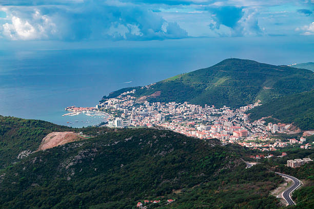istock Panoramic view at Budva reviera, Montenegro, Adriatic sea 636140976