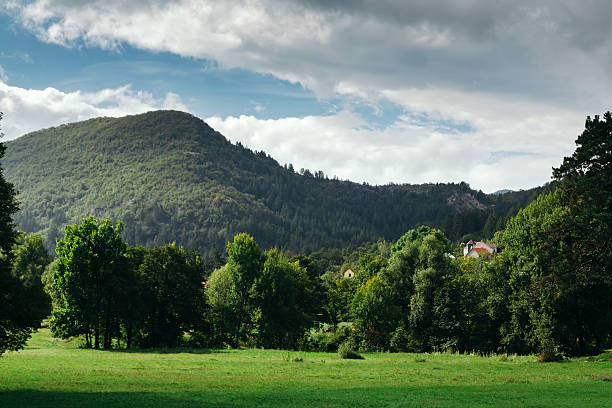 istock High mountain at cloudy daytime. Beautiful nature landscape 636142714