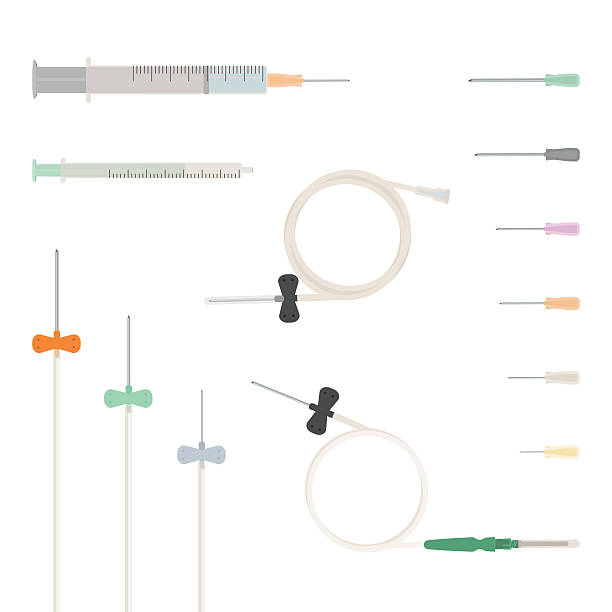 для интернета - infusion needle stock illustrations