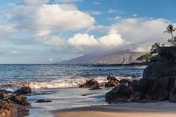 istock The beach and rocks in Maui Hawaii 636154564