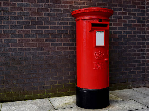 istock Red mailbox in Birmingham city center 636156196