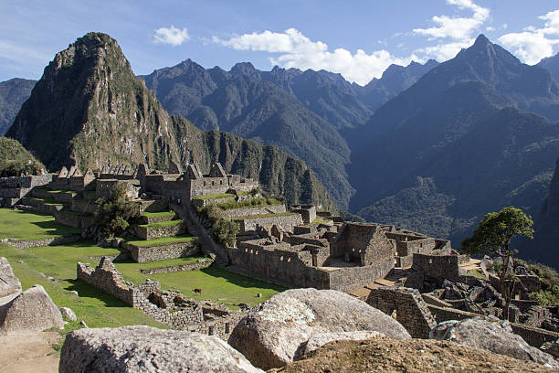 istock Machu picchu ruins during a sunny day 636159072