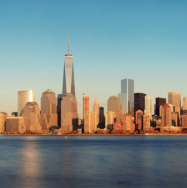 istock New York City sunset skyline 636159400