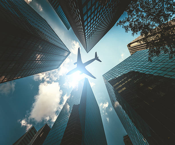 istock airplane in new york city 636161492