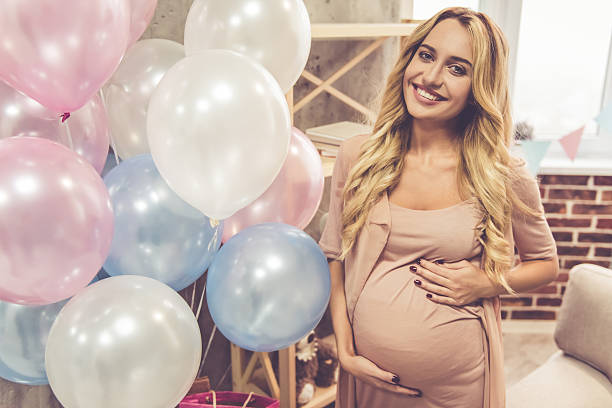istock Celebrating baby shower 636164974