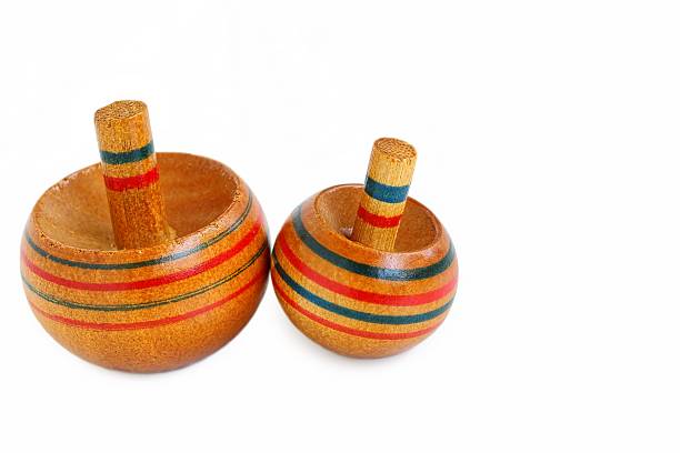 istock Wooden Spinning Top 636173158