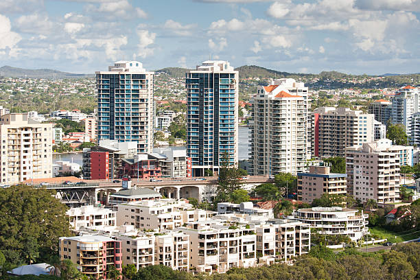 istock Scenic view of Brisbane. Cityscape 636178234