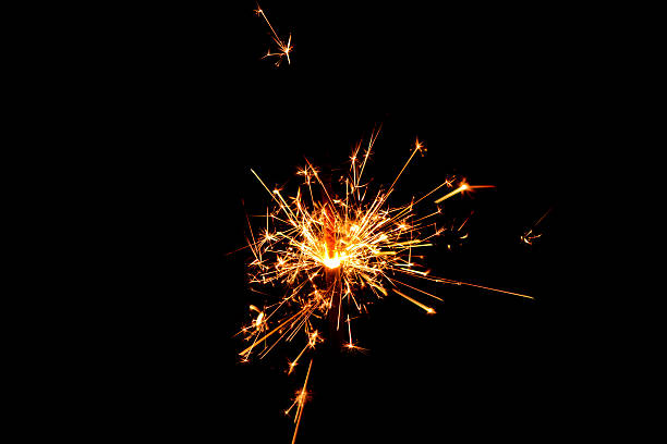 istock Bengal lights in the dark. Background for New year. 636180316