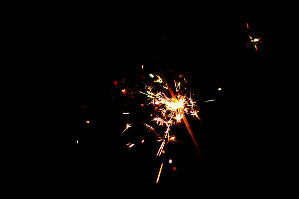 istock Bengal lights in the dark. Background for New year. 636180376