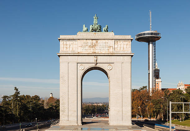 istock The Victory Arch of Madrid 636186172