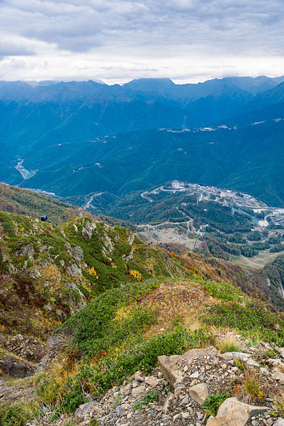 istock Ski resort Rosa Khutor, Krasnodar region, Russia, October 7, 201 636192512