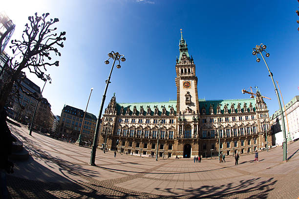 istock Hamburg city hall, Germany 636194468