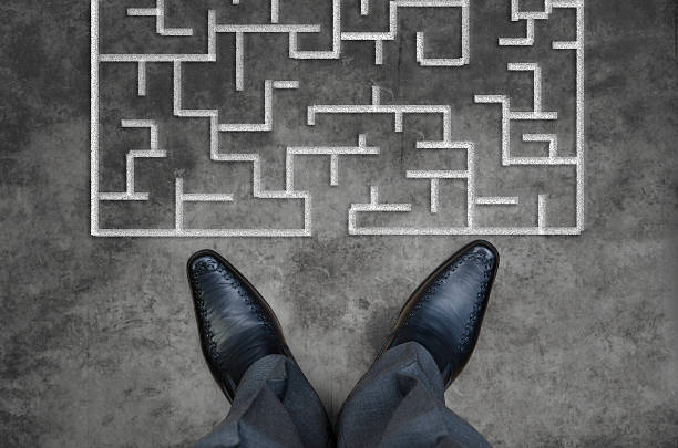 istock Standing in front of maze 636195880