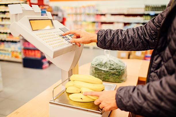 istock Young Man Groceries Shopping. 636196122