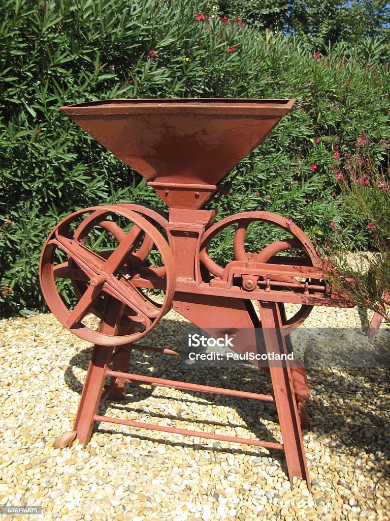 Jopper Machine Winemaking Hopper Machine Stock Photo - Download Image Now ...