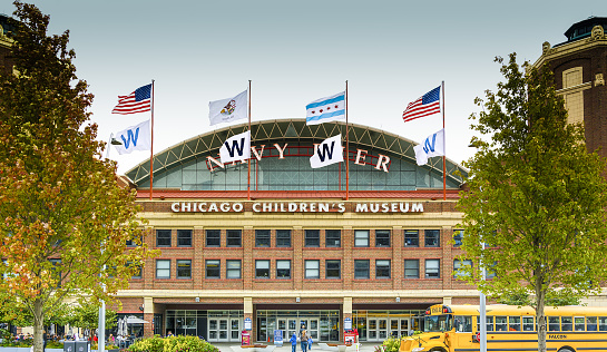 Chicago, United States - October 28, 2016: Chicago Children's Museum near navy pier in Chicago Illinois