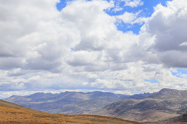 istock mountains with blue sky  at Daocheng Yading,sichuan,china 636218524