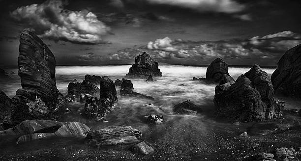 istock Rocks in the Ocean, Jericoacoara, Brazil 636226052