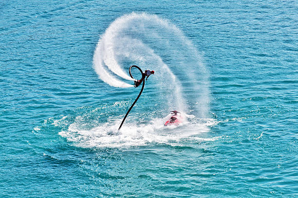 Flyboarding Stock Photo - Download Image Now - Flyboarding, Jet